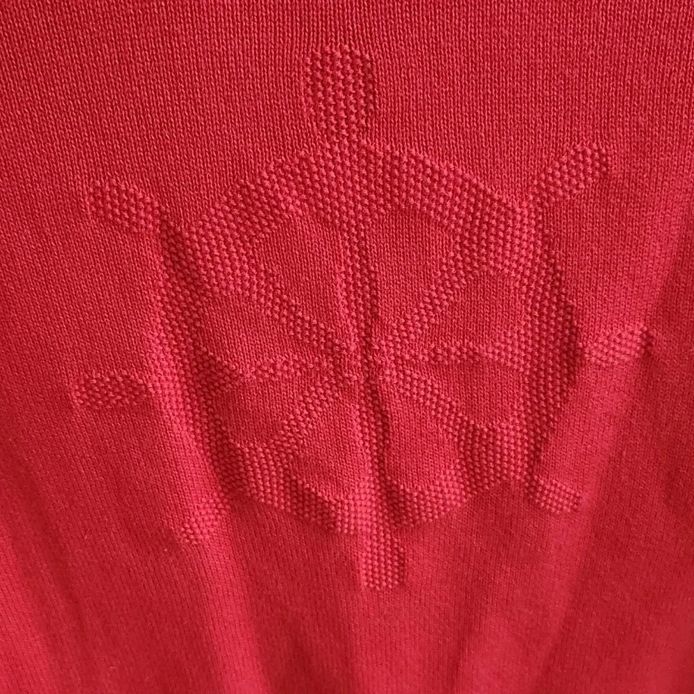 Banana Republic Red Girl's Preppy Nautical Themed Sweater Size Small